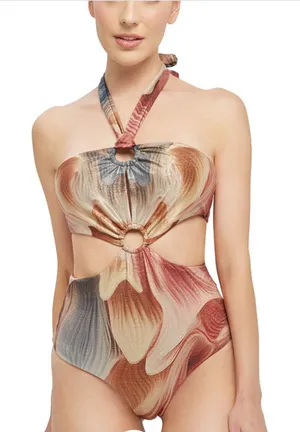 Boamar Egeo Medium Metallic One‎ Piece Swim Suit thumbnail 1