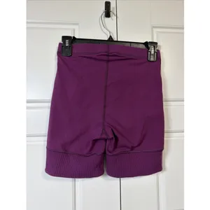 Free People Movement Biker Shorts Womens XS Purple Ribbed Trim Activewear Pocket thumbnail 5