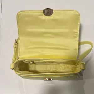 🔆 Canery Yellow with Gold accent dual Purse. Crossbody or clutch. 🔆 thumbnail 4