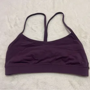 Purple flow Y lululemon sports bra thumbnail 1