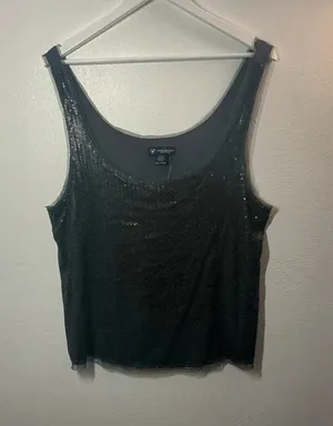 Y2K American Eagle Sequins Tank Top Size XL thumbnail 1
