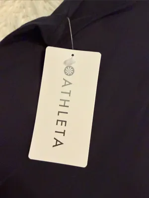 Athleta black Racerback Tank Top size XS brand new length 21” bust 30” thumbnail 6