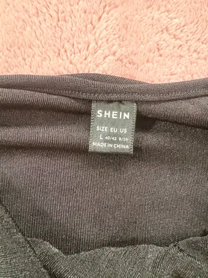 Shein Black Cowl Neck Top thumbnail 3