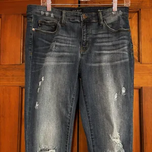 Judy Blue Relaxed Fit Jeans Women's Size 15/32 Style JB8271DK Distressed Casual thumbnail 3