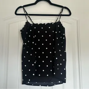 NWT J. Crew Women’s Size 6‎ Polka Dot Cami Top Romantic Feminine French Classic thumbnail 6