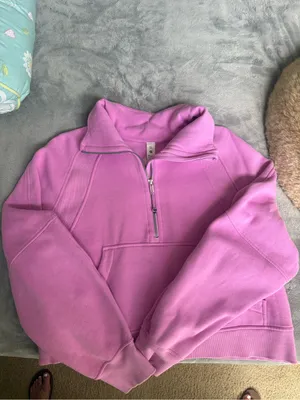 lululemon athletica Pink Half-Zip Pullover Sweatshirt thumbnail 3