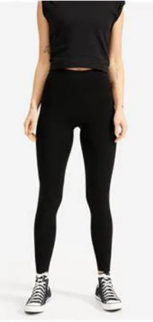 Everlane ReNew Legging Womens Small Black High Rise‎ Activewear Yoga Tights thumbnail 1