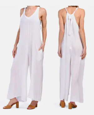 Elena Baldi Linen Jumpsuit thumbnail 3