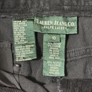 LAUREN Ralph Lauren Classic Straight‎ Black Corduroy Jeans Women's Size 10 thumbnail 5