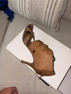 Aldo Brown Strappy Buckle High-Heel Sandal Booties thumbnail 6