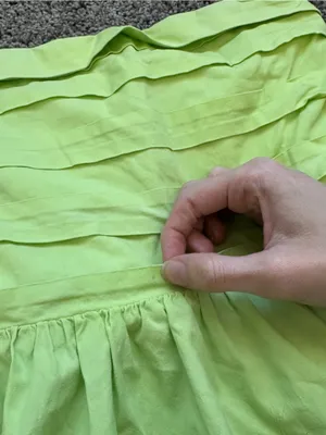 Wayf Lime Green Midi Dress with Spaghetti Straps thumbnail 4