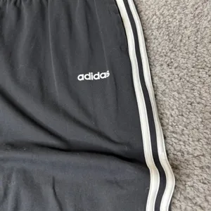 Adidas Womens Tracksuit Set Black White 3 Stripe Hoodie Large Joggers XL Pants thumbnail 4