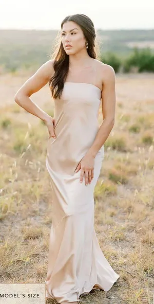 Revelry Satin Dress thumbnail 3