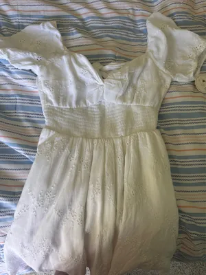 Hollister White Dress Tie Back thumbnail 3