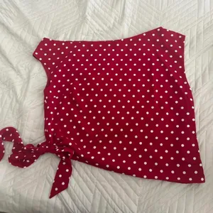 Versona Red Polka Dot Blouse thumbnail 2