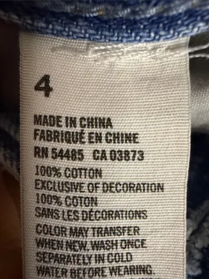 American Eagle Outfitters light blue distressed cutoff denim shorts thumbnail 2