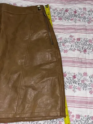 Zara Basiz Collection Fauz Leather Skirt thumbnail 9