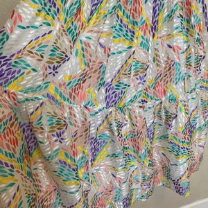 $255 C/MEO Collective Set Up‎ Multicolored Burn Out Midi cocktail Dress sz. 4 S thumbnail 8