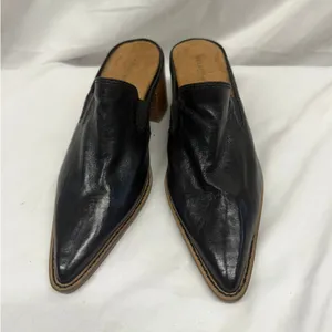 Kelsi Dagger NEW‎ Women's Sz 7 Brooklyn Mason Pointed-Toe Mules in Oxford Black thumbnail 2