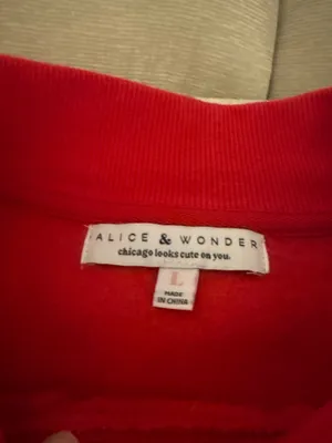 Chicago alice & wonder mockneck Red Size L thumbnail 2