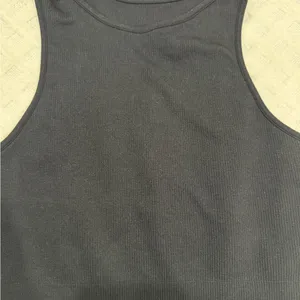 SET ACTIVE High-Neck Razor-Back Ribbed Tank in Onyx, Size M/L, Like New! thumbnail 7