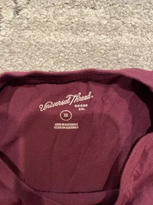 Target Burgundy top thumbnail 2