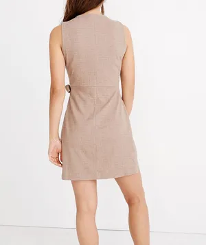 Madewell Texture & Thread Crosshatch Side Tie Dress thumbnail 4