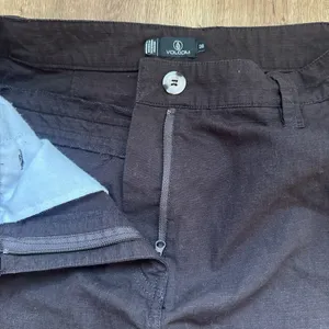 Volcom Women's Cargstone Pants Cargo 100% Cotton Brown Size 28 thumbnail 2