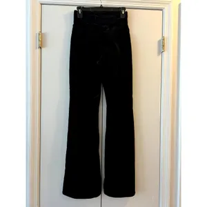Free People We The Free Jayde Flare Pants Black Corduroy Size 27 thumbnail 5