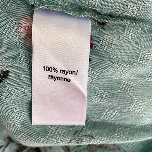 Maurices Teal Floral Babydoll Top thumbnail 7