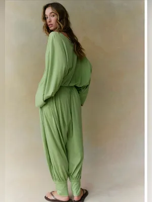 Free people elowen one piece jumpsuit NWT $78 margarita mix XS thumbnail 2