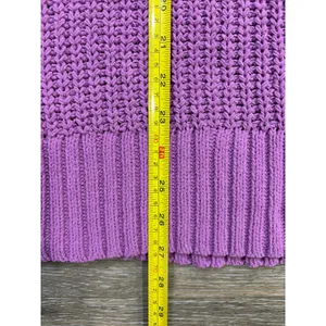 Aerie Chunky Turtleneck Sweater Purple Long Sleeve Knit Women's Small thumbnail 5
