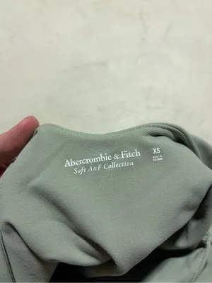 Abercrombie & fitch soft collection Sage Green Women’s bodysuit tank top XS thumbnail 8