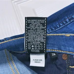 7 For All Mankind The Ankle Skinny Jeans Size 28 Blue Raw Hem Casual Edgy Staple thumbnail 10