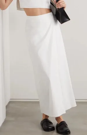 REFORMATION‎ Mylie Organic Cotton-Blend Wrap Skirt Size 4 thumbnail 1