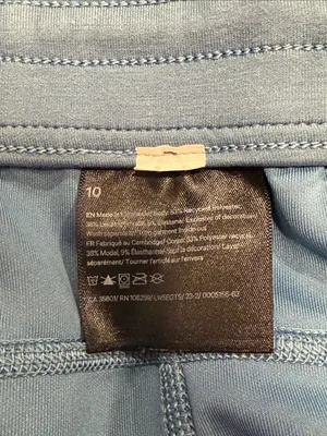 lululemon‎ athletica softstreme Slate blue Wide-Leg Joggers 10 thumbnail 6