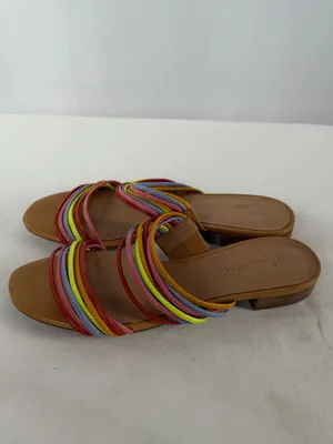 Madewell The Meg Leather‎ Slide Strappy Sandal in Multi Size 6.5 thumbnail 5