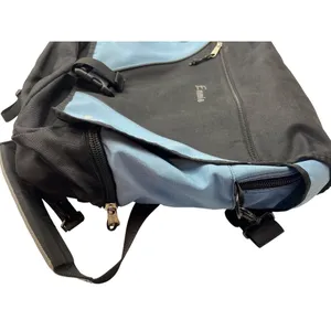L.L. Bean Blue & Black Messenger Backpack With Multiple Compartments & Adjustabl thumbnail 9