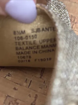 St. John's Bay Metallic Gold Thong Cork Sandals thumbnail 7