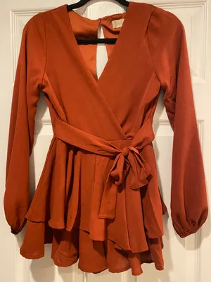 Altar'd State Long Sleeve Romper thumbnail 1