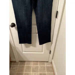 Lee Relaxed Fit Straight Leg Mid Rise Denim Pants Women's Size 16 Medium Blue thumbnail 12