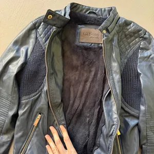 Ci Sono Quilted Faux Leather Moto Jacket thumbnail 3
