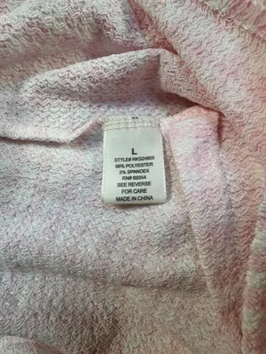 Ultra Flirt Two Piece Set Juniors Size L Plaid Pink Short Sleeve Button Down NWT thumbnail 6