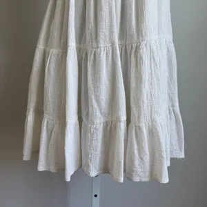 Princess Polly Boho Dainty Coastal Babydoll Ethereal Tiered Mini Dress‎ 10 White thumbnail 3