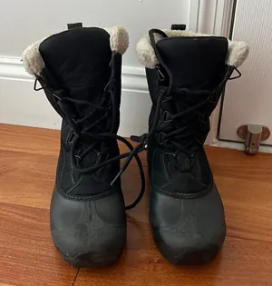 ‎Sorel Black lace insulated waterproof winter boots size 6 thumbnail 1