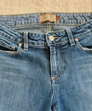 Paige Low Waisted Flare Jeans thumbnail 4