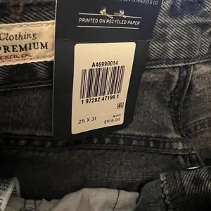 New Levi’s 501 ‘81 Jeans High Rise Tapered Leg Granular‎ Wash Grey 25x31 thumbnail 3