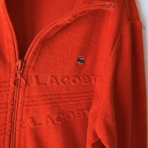 Lacoste Jacket Womens S Full Zip Made in France F4728 Retro Embroidered France‎ thumbnail 5