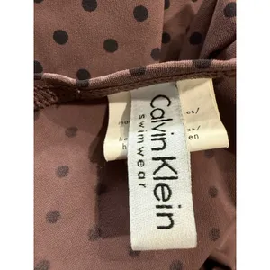Calvin Klein Swimwear Brown Polka Dot Bikini Set 34D‎ thumbnail 6
