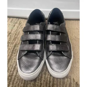 NWOB‎ Ked's Women's Jump Kick V Fashion Sneaker in Gunmetal Leather Sz 9 thumbnail 2